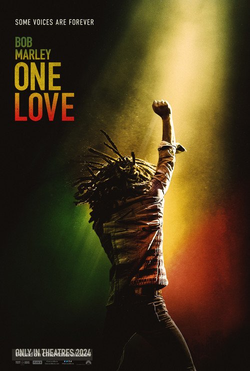 Bob Marley: One Love movie poster - stream on UK IPTV subscription