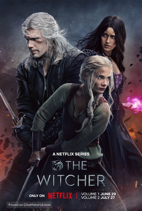 The Witcher series poster - stream on UK IPTV subscription